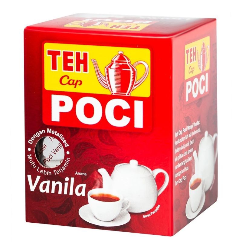 

Teh Cap Poci Vanilla Teh Tubruk 50gr 10pcs