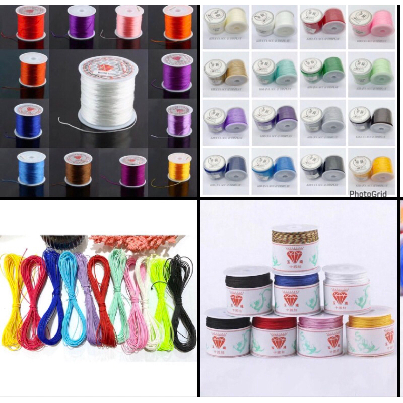 Permeter Tali Giok / Tali Karet / Tali Gantungan Hp / Tali Kulit Gelang / Tali Elastis