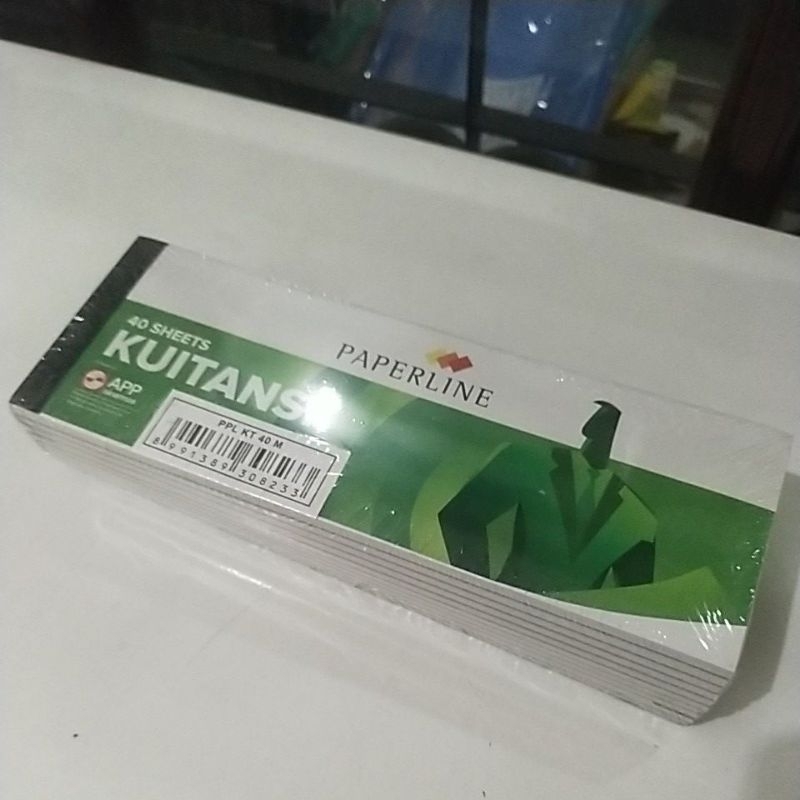 

buku kwitansi kecil paperline 40 lembar / kuitansi paperline kt 40 m