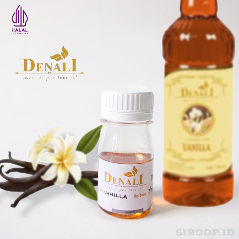 

Denali Syrup Repack Vanilla / Sirup Vanilla Kopi (30ml,75ml,100ml)