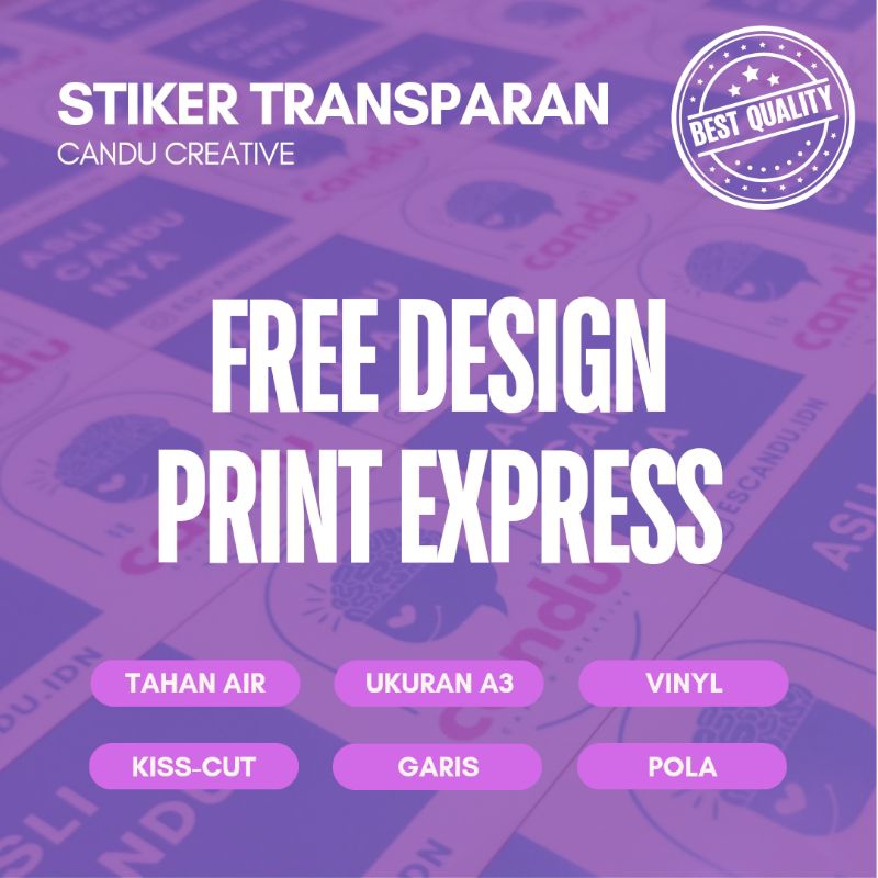 

DESIGN N PRINT EXPRESS | Stiker Transparan Label Botol Parfum Kemasan