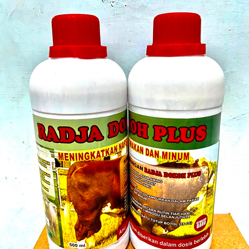 Penambah nafsu makan RADJA DOKOH Plus Probiotik penggemukan Sapi Kambing