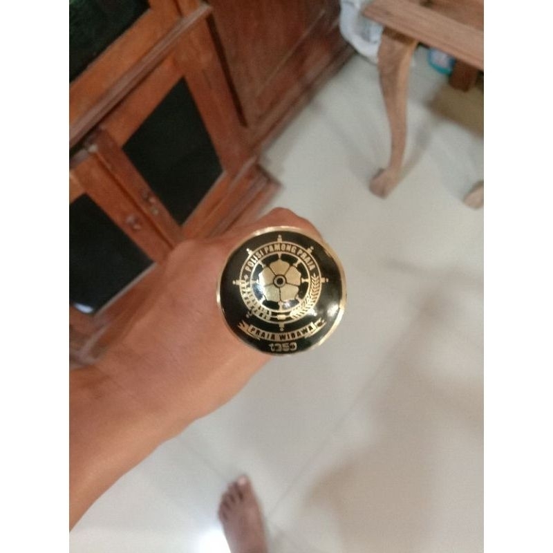 Ornamen Tongkat komando Logo SATPOL PP.