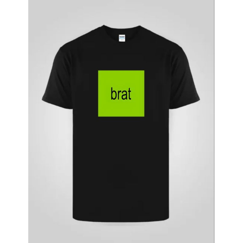 KAOS TSHIRT CHARLI XCX BRAT BOOTLEG