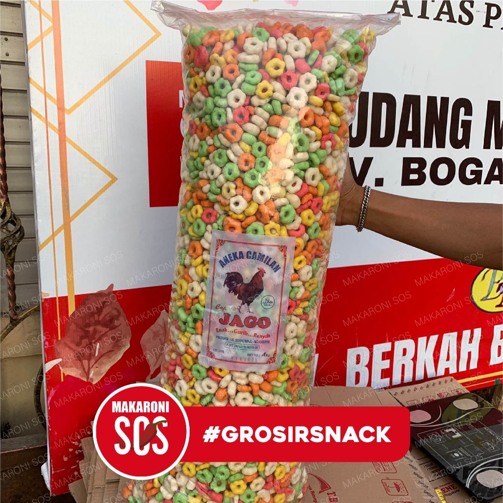 

Pilus Sakura Alen Alen 1KG Warn Warni Gurih Renyah