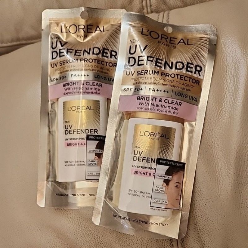 L'OREAL Paris UV Defender Serum Protector SPF 50+ Bright and Clear