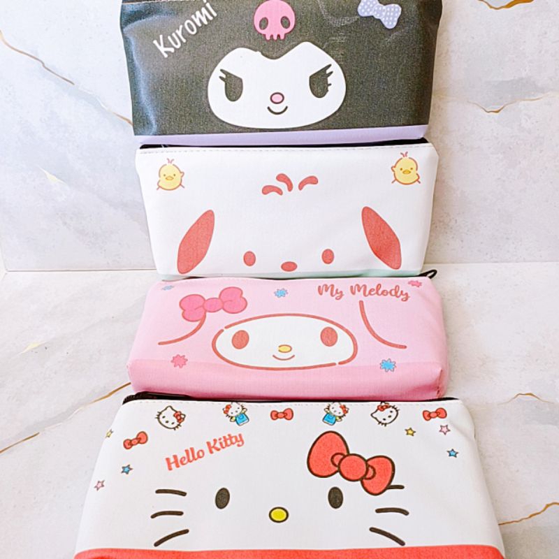 

Tempat Pensil Sanrio Kotak Pensil Karakter Sanrio Warna Cerah Kuromi My Melodi Pochacho Hellokitty