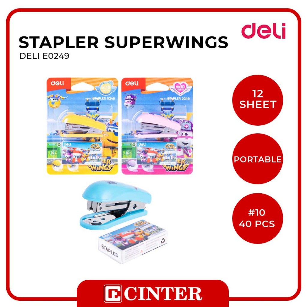 

DELI - STAPLER / HEKTER MINI E0249 BLISTER+ STAPLES / ISI HEKTER NO.10