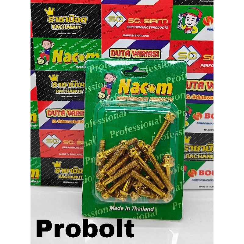 Baut Stainless Probolt Cvt Scoopy / Beat /Vario Fi " duta variasi1970 " Thailand