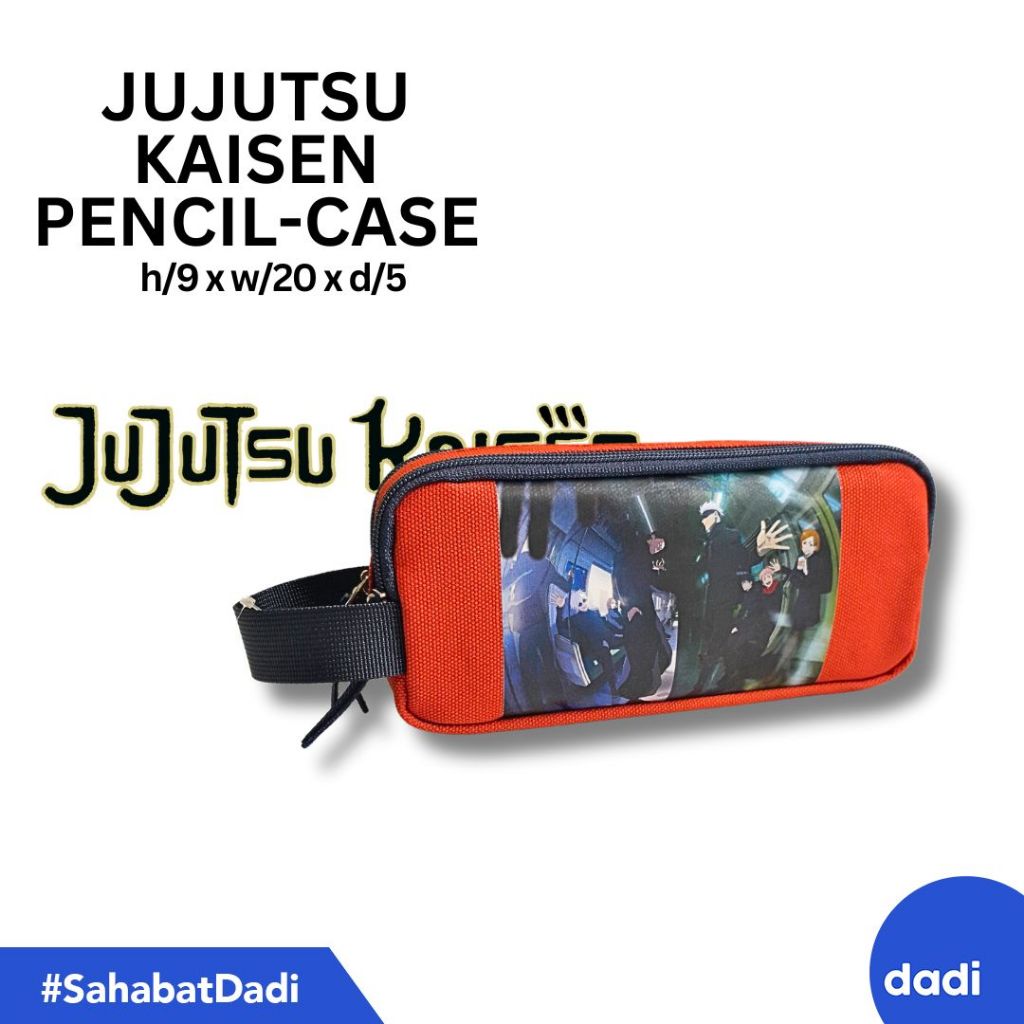 

Dadi - Jujutsu Kaisen Graphic Orange Pencil Case - Tempat Pensil/Alat Tulis