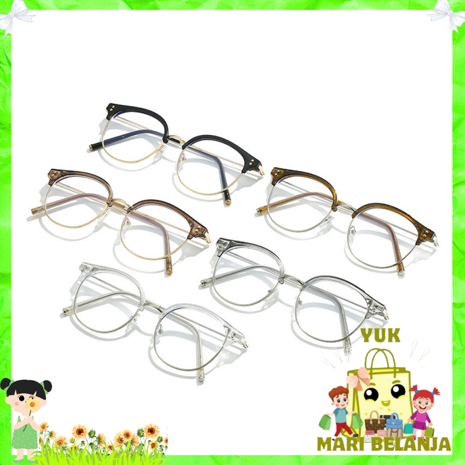 YMB Kacamata Classical 6634 Kacamata Fashion Blue Light Blocking Reder Kacamata Kotak Wanita  Kacama