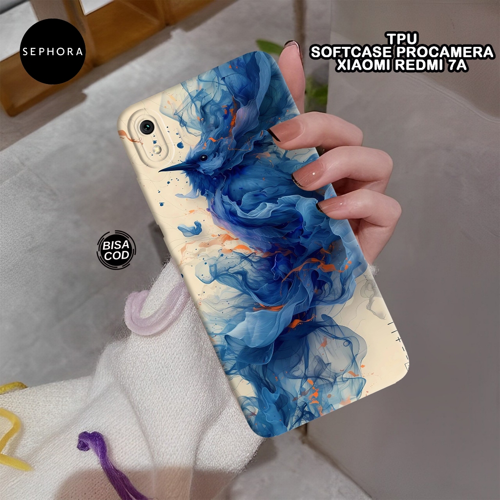 Softcase Xiaomi Redmi 7A Terbaru - Fashion Case Abstrak - Case Xiaomi Redmi 7A - Case Pro Camera - C