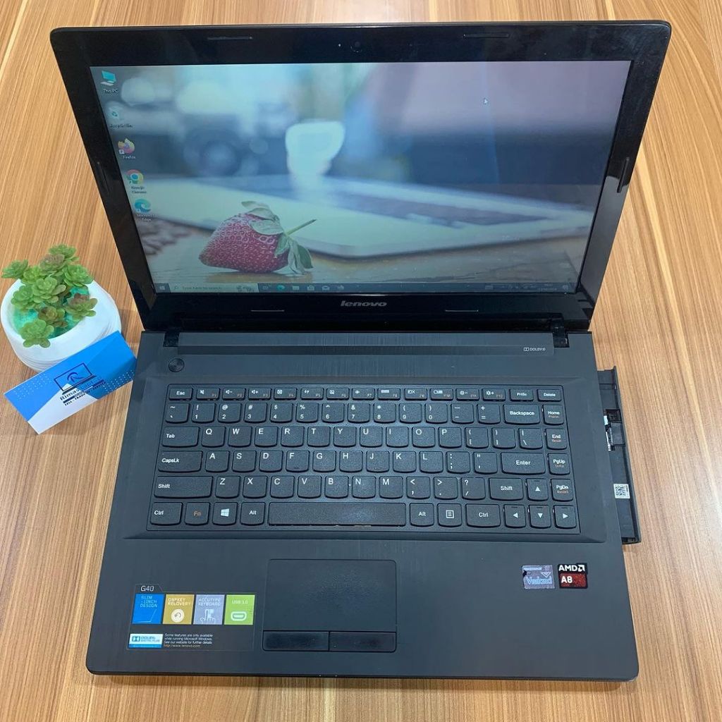 LAPTOP LENOVO G40 AMD A8 RADEON R5 RAM 6/512GB SECOND/BEKAS
