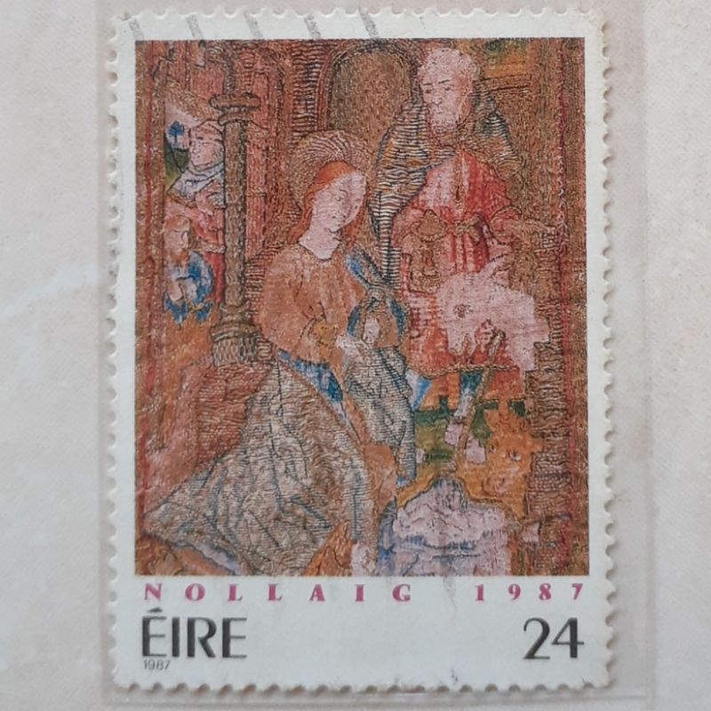 

Perangko Irlandia Christmas 1987 (Birth of Christ) Tahun 1987