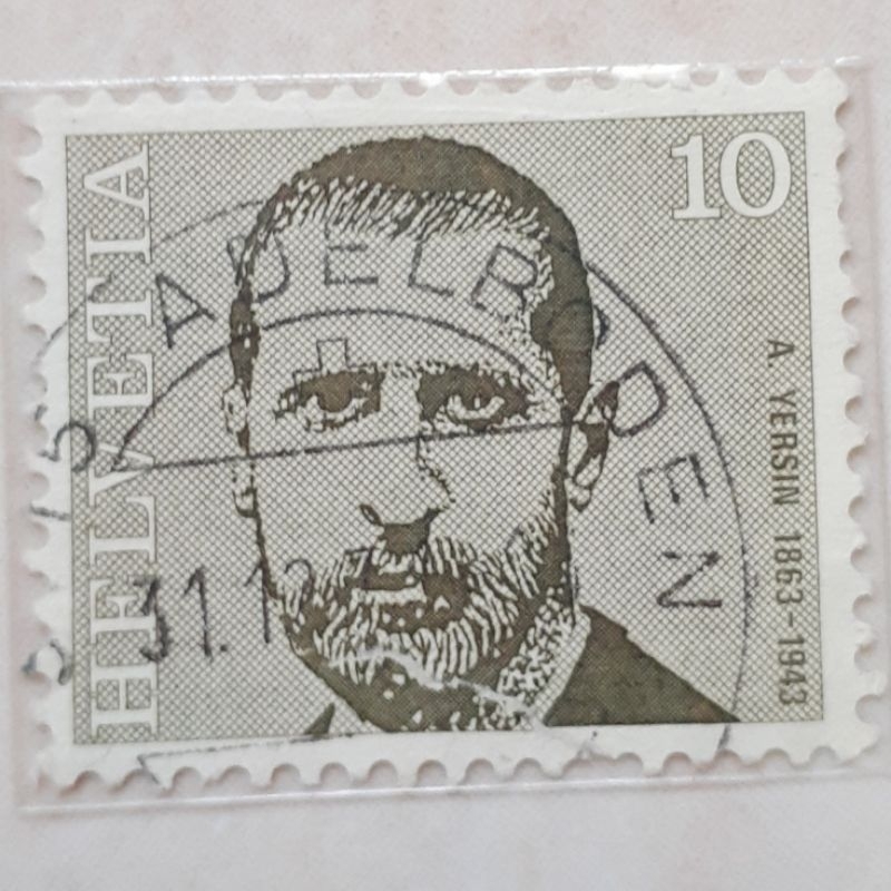 

Perangko Swiss Famous persons (Alexandre John Emile Yersin (1863-1943), Bacteriologist) Tahun 1971