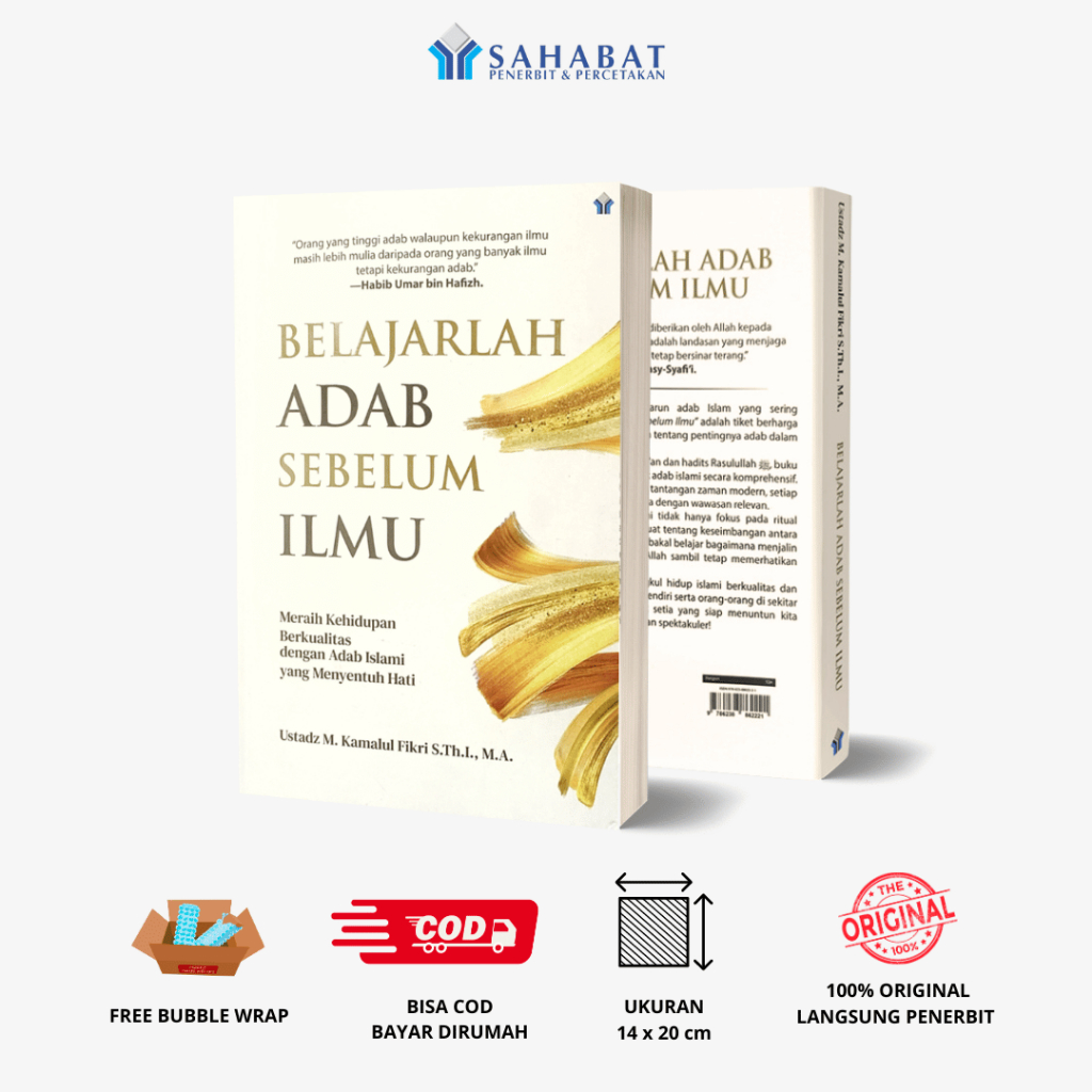 Buku Belajarlah Adab Sebelum Ilmu Soft Cover