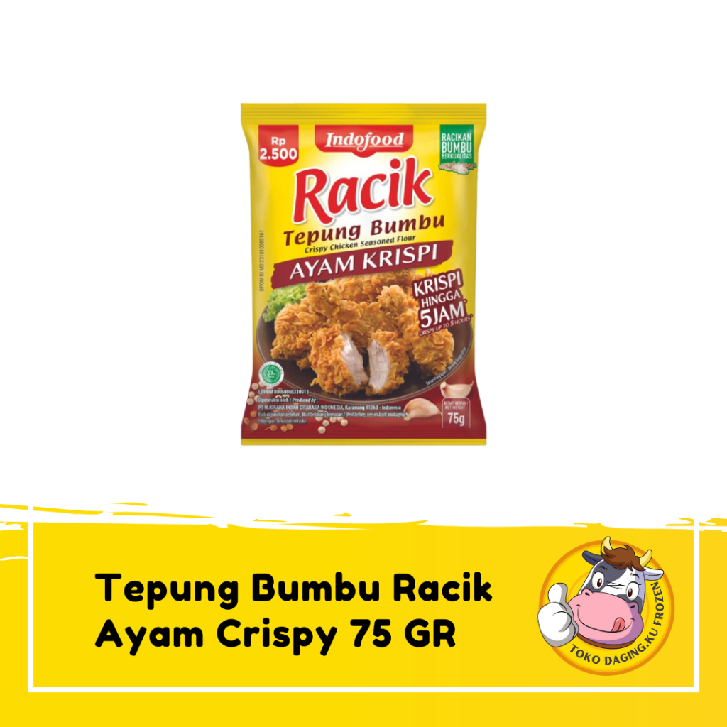 

TEPUNG BUMBU RACIK AYAM KRISPI 75 GR