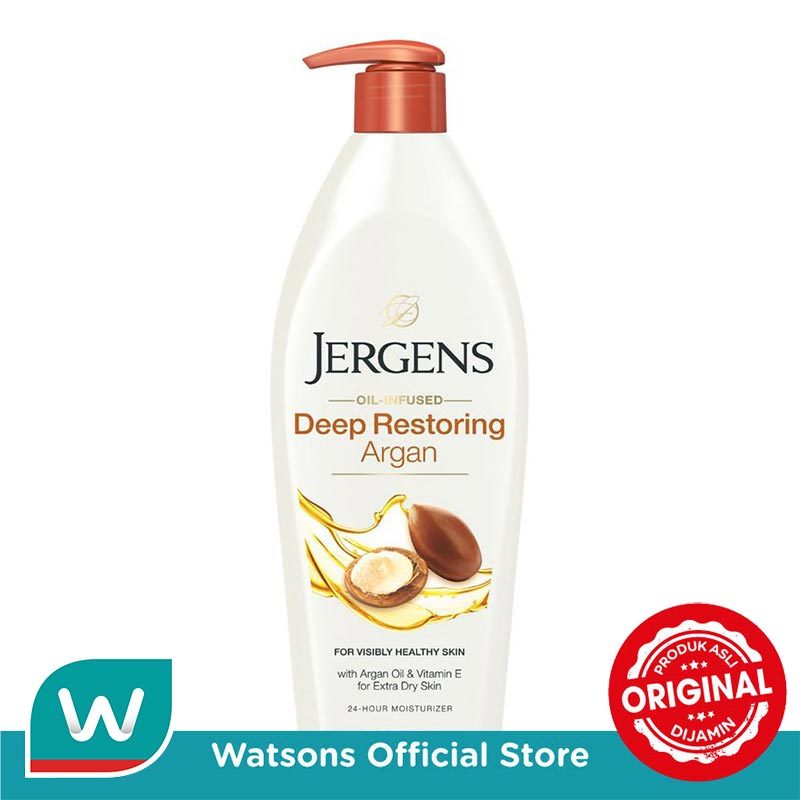 Jergens Deep Restoring Argan Body Lotion 496Ml