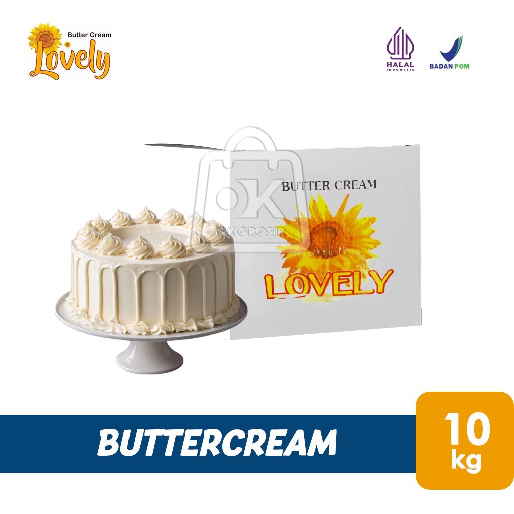 

GROSIR Buttercream / Krim Dekorasi (1 DUS 10 Kg)
