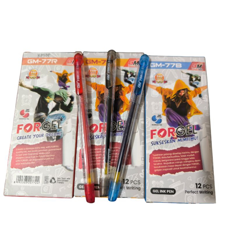 

Bolpoin Gel GM-77B/Pulpen Gel GM per pc