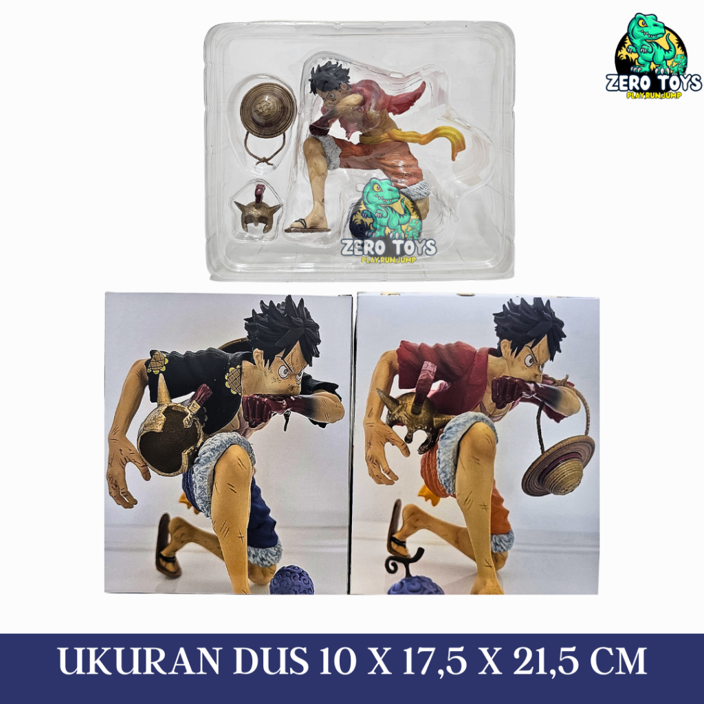 One Piece Luffy Gear 4 Blow Figure Zoro Wano Action Figur Anime Pajangan