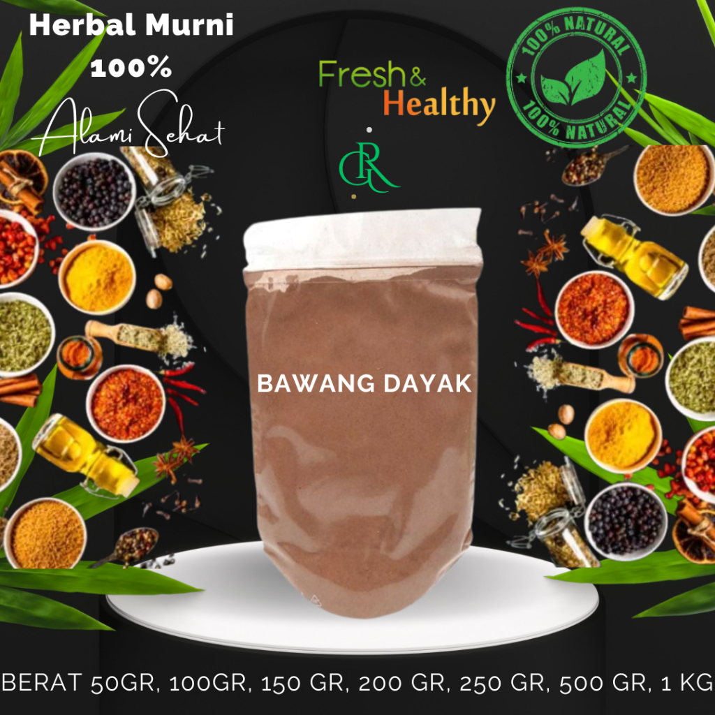 

Bawang dayak bubuk murni 100% original