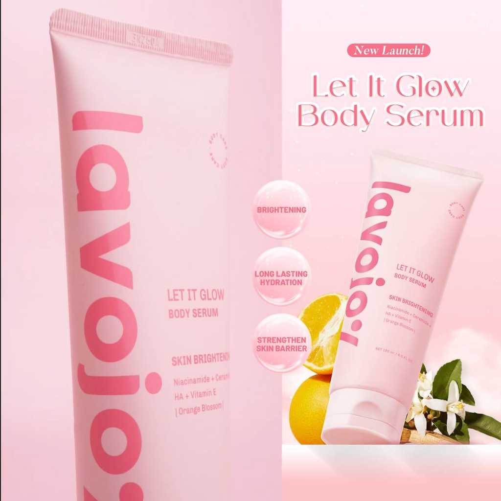 LAVOJOY BODY SERUM / body serum skin brightening / lavojoy let it glow / body serum lavojoy