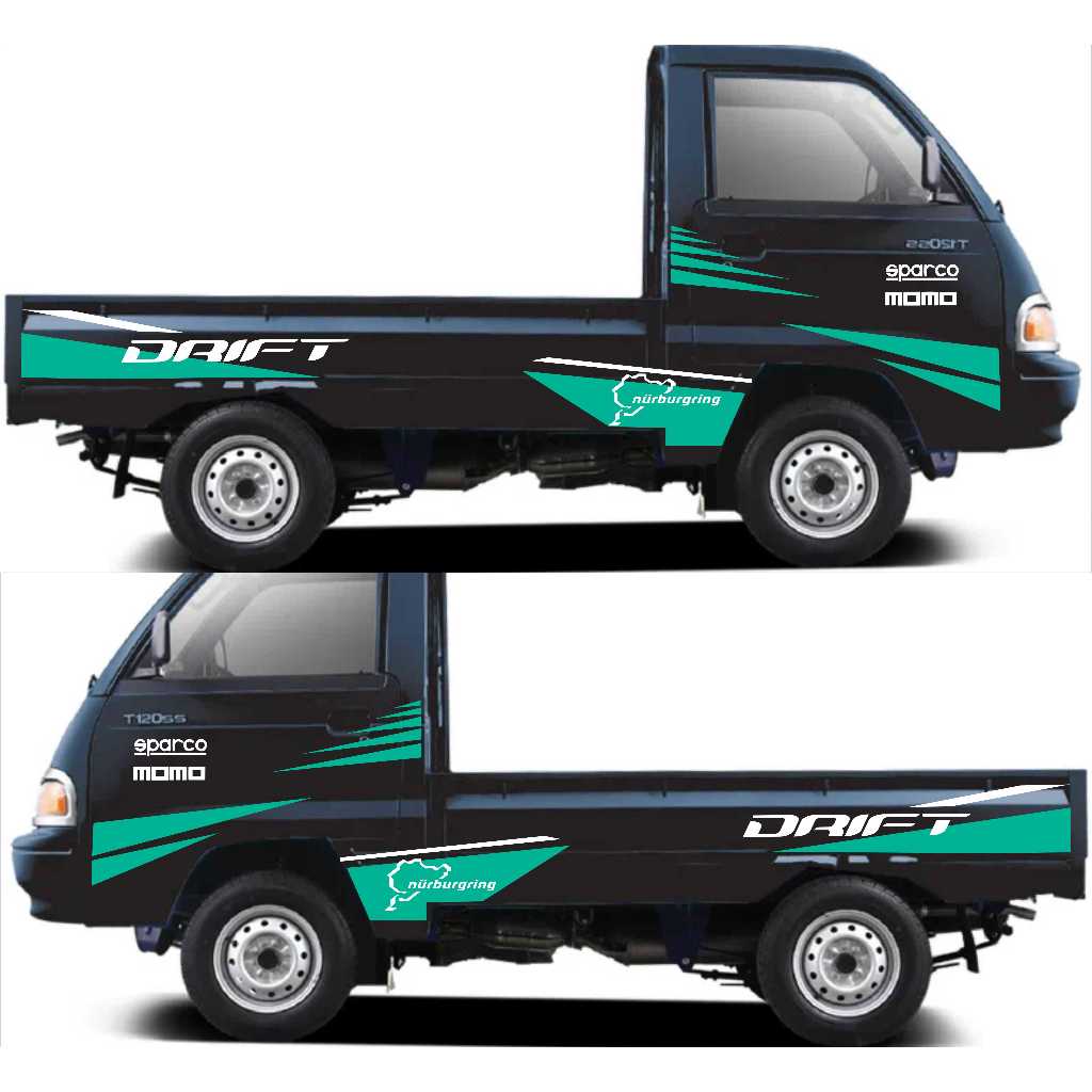 0303 sticker cutting mobil pick up t120ss futura bisa