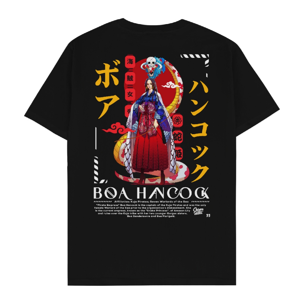 Kaos Boa Hancock Anime Manga One Piece [SHINRANETHIC TSHIRT]