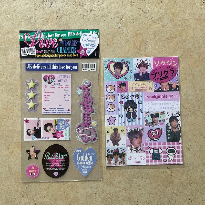 

[SHOPEEVID] STICKER DECO TANNIES STUDIO SEVEN HAPPY PILLS BTS TAEHYUNG JUNGKOOK JIN