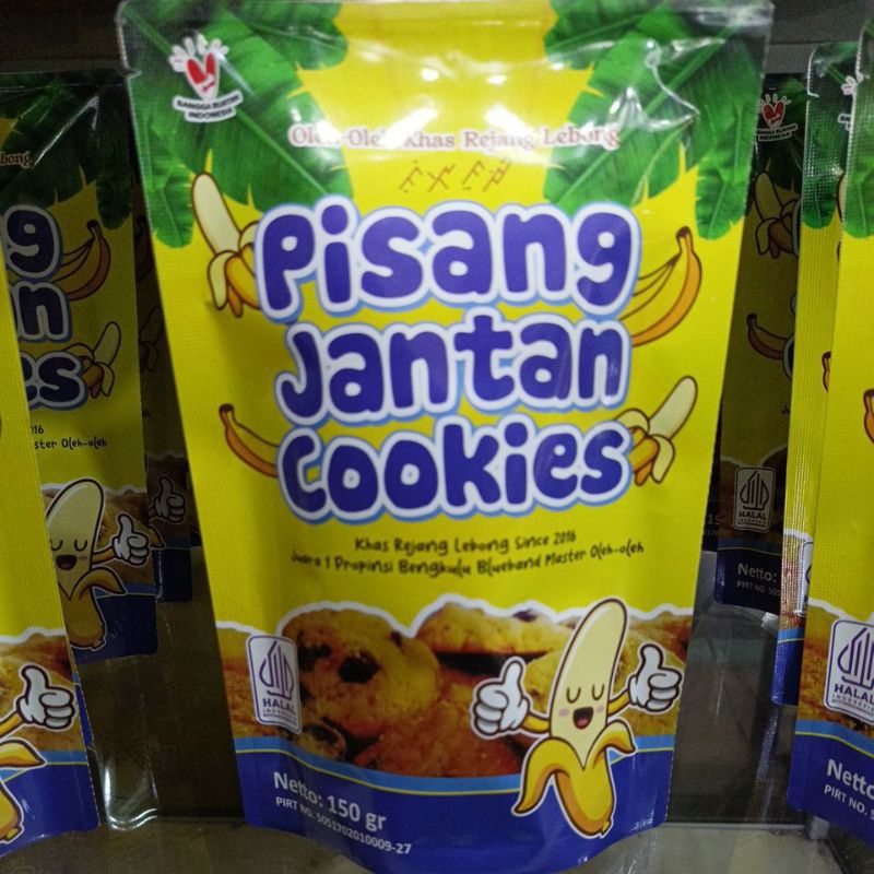 

Cemilan kekinian cookies pisang jantan oleh-oleh curup Bengkulu