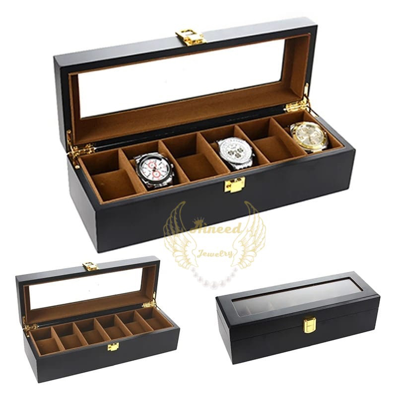 Aineed | Kotak Jam Tangan, Display jam Tangan, Kotak Kacamata Kayu, Kotak Jam Tangan