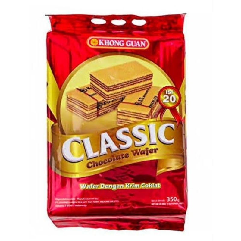 

Khong Guan Classic Chocolate Wafer 350 gram