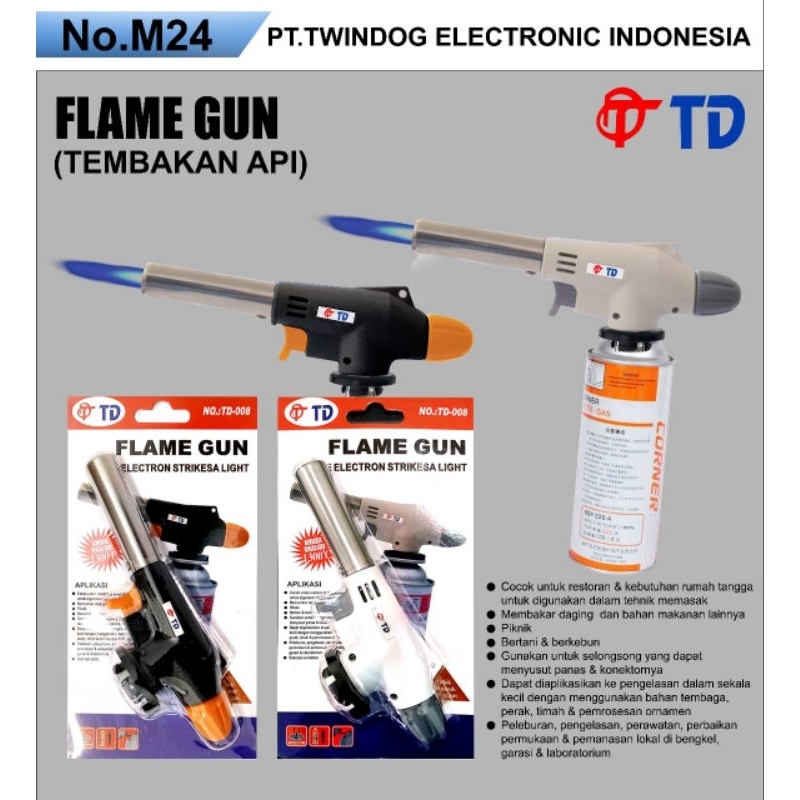 Flame Gun / Tembak Korek Api Gas / Peleleh Mozarela Saos Mentai / Tembak Torch Api Kualitas Bagus