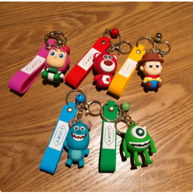 Gantungan kunci Keychain Toy Story Woody Alien Buzz Lotso