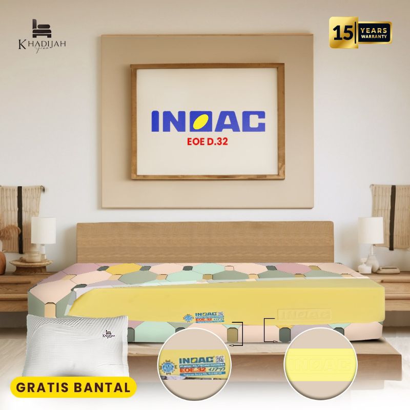 [Paling Premium ] Kasur Busa INOAC EOE D32 ( Density Tertinggi ) Garansi Busa Kempes 20 Tahun GRATIS