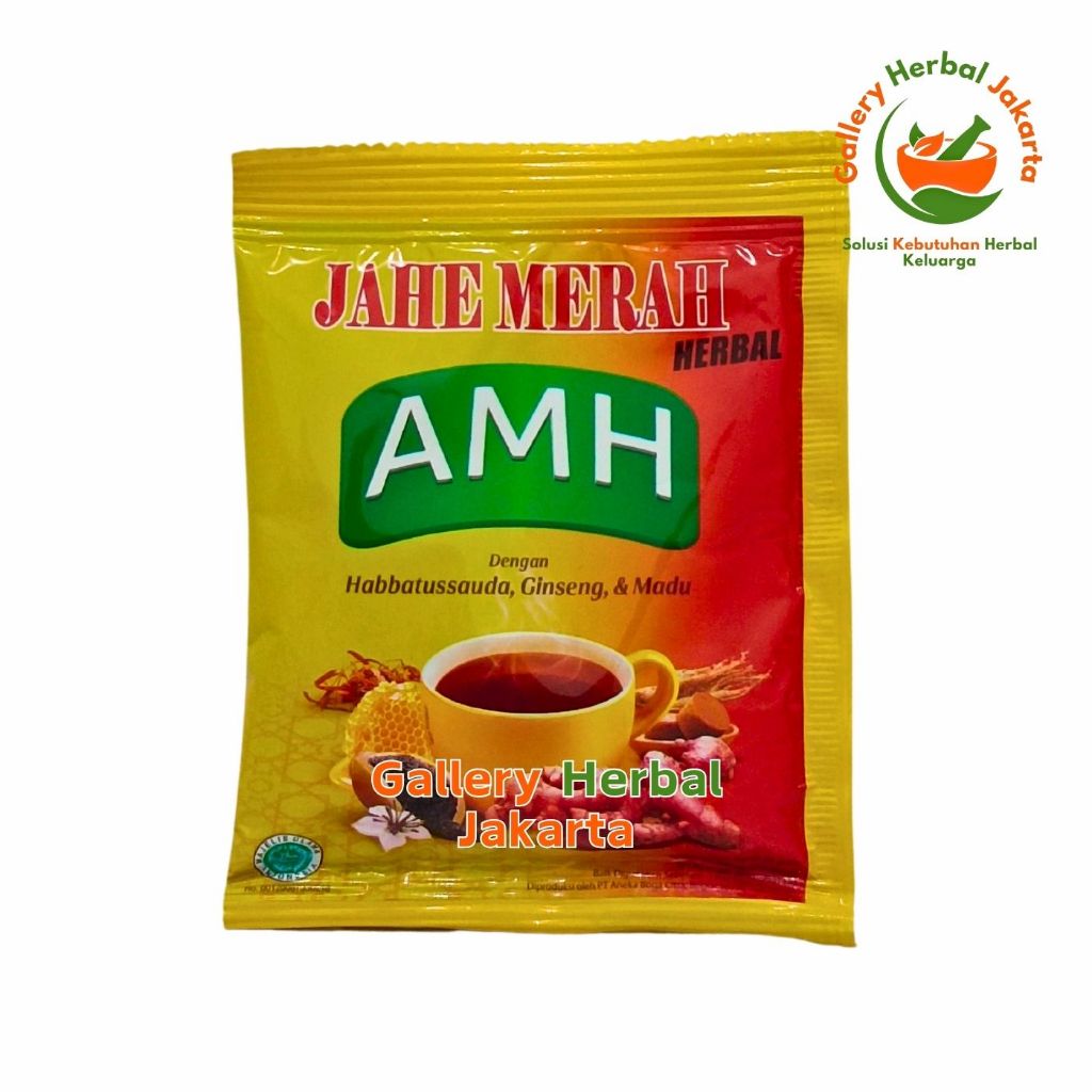 

Amh Jahe Merah Super Herbal Habbatussauda Gingseng Madu Kemasan Sachet