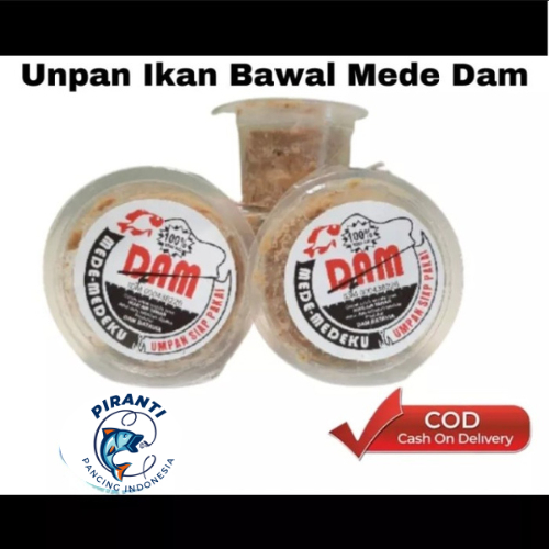Umpan Pancing Ikan Bawal siap pakai Mede Dam 80Gram