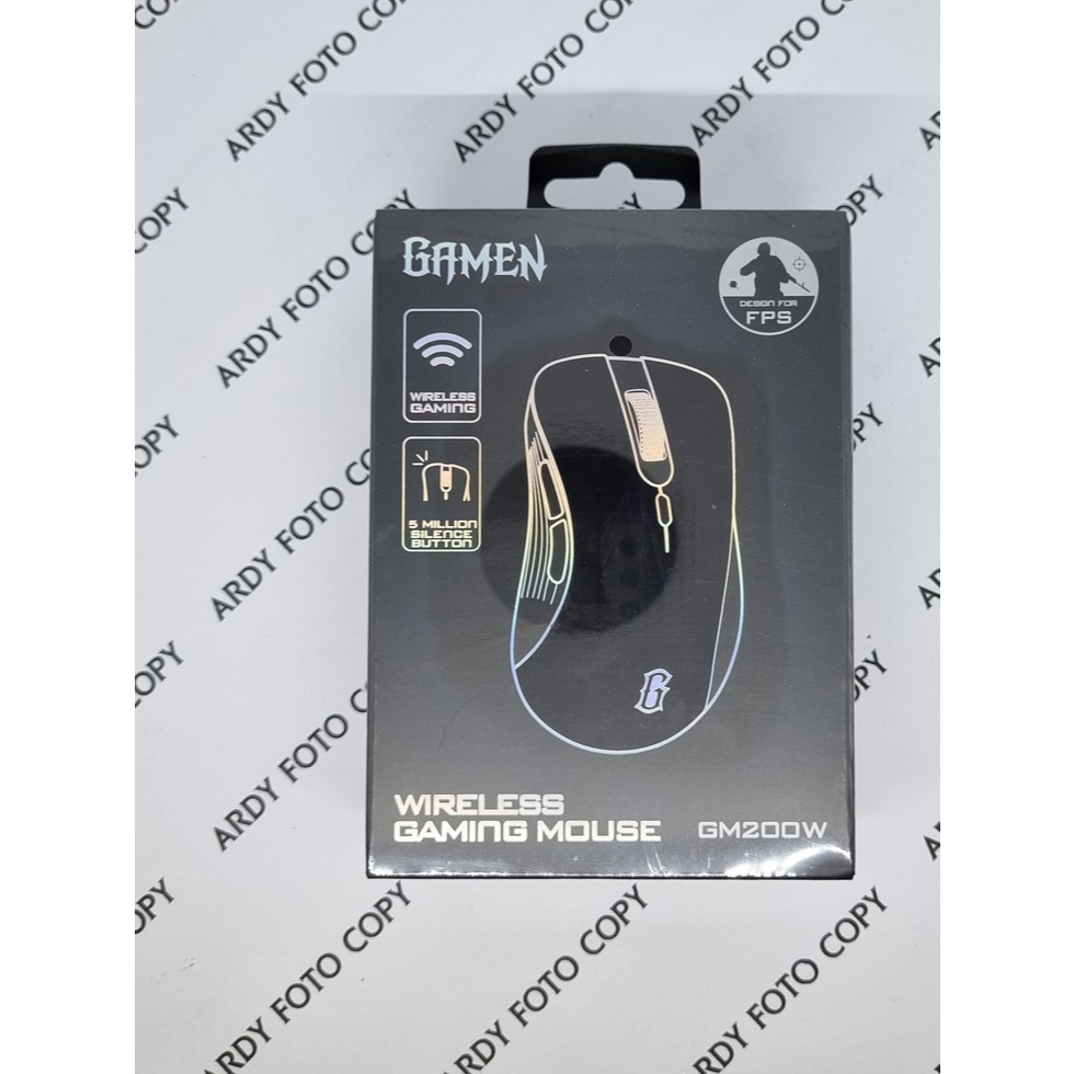 GAMEN GM200W WIRELESS MOUSE GAMING | MOUSE NIRKABEL GAMING | MOUSE GAMING