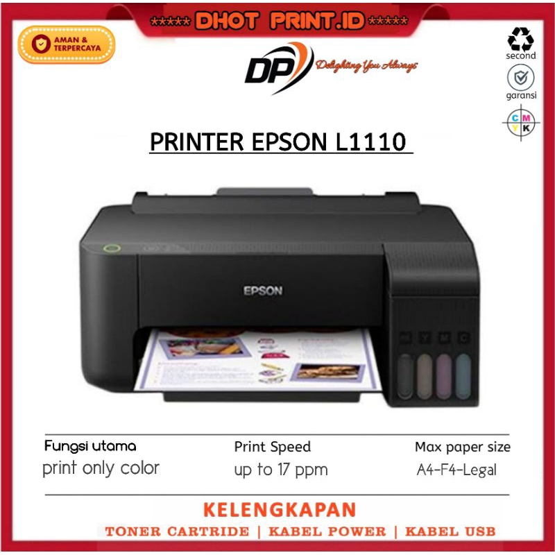 Jual Printer Epson L1110 bekas berkualitas