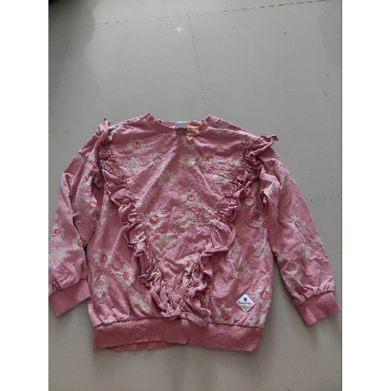 Pancoat sweater anak perempuan size 11 Tahun like new