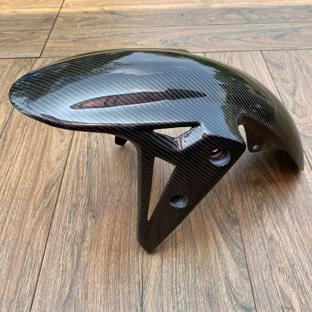 Front fender ninja 250rr mono carbon kevlar asli