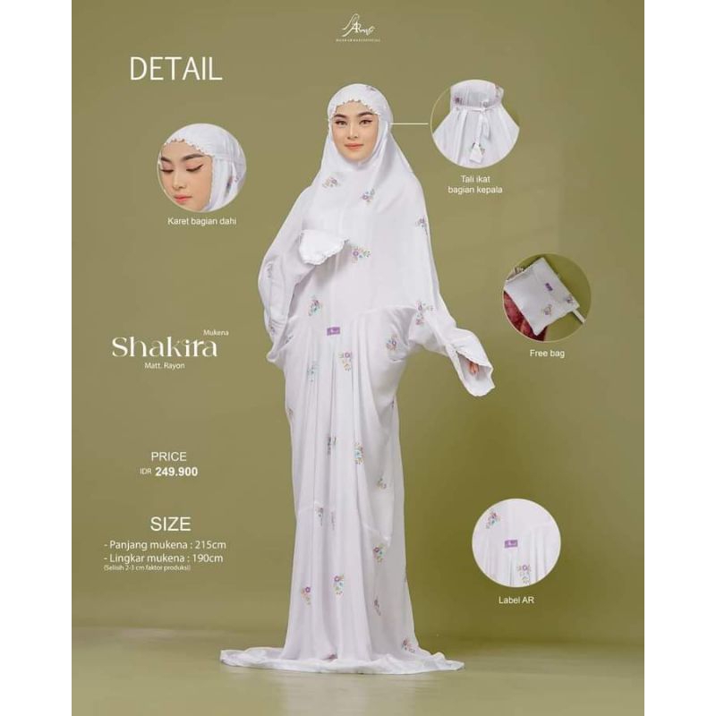 MUKENA SHAKIRA ARRAFI// MUKENA LAJURAN ORI BY ARRAFI