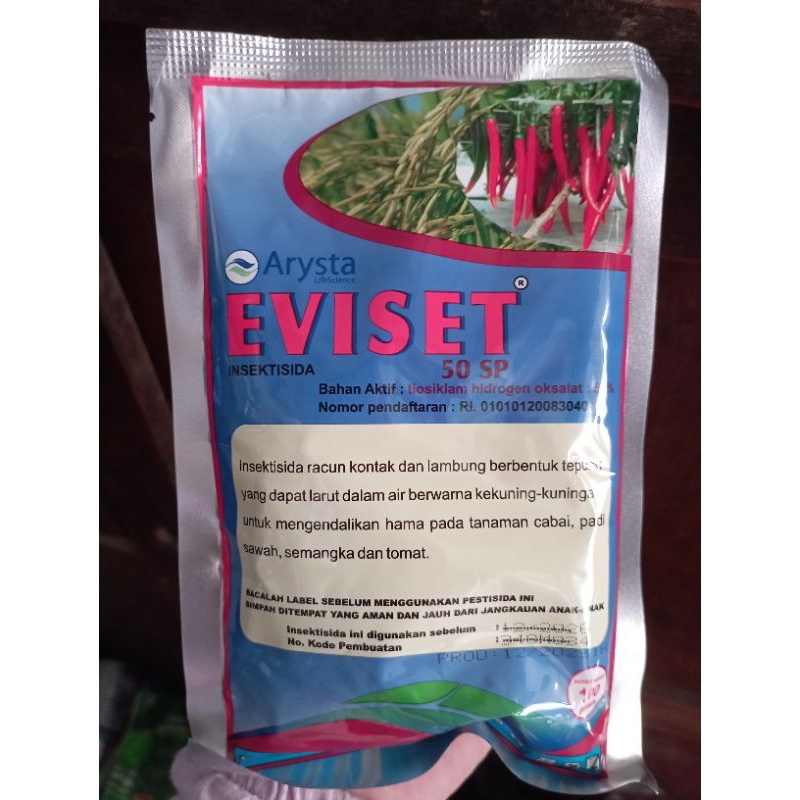 Insektisida Pembasmi Cabuk dan Wereng : Eviset 50 SP 100 Gram
