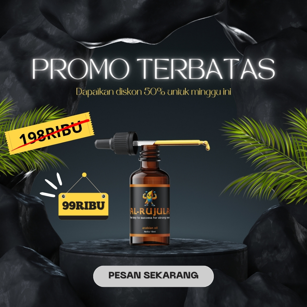 Minyak Oles Al- Rujula Asli | Pembesar Mr P Ampuh