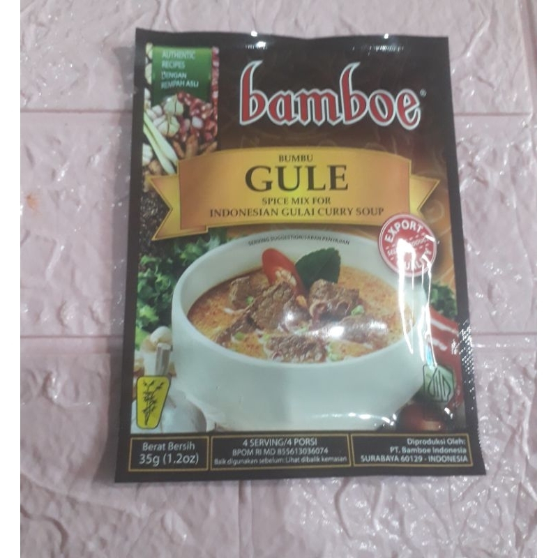 

Bamboe bumbu gule