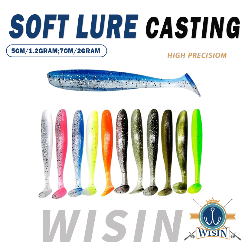 WISIN OFFICE Soft  Lure 3.5cm/0.7g 20pcs/50pcs