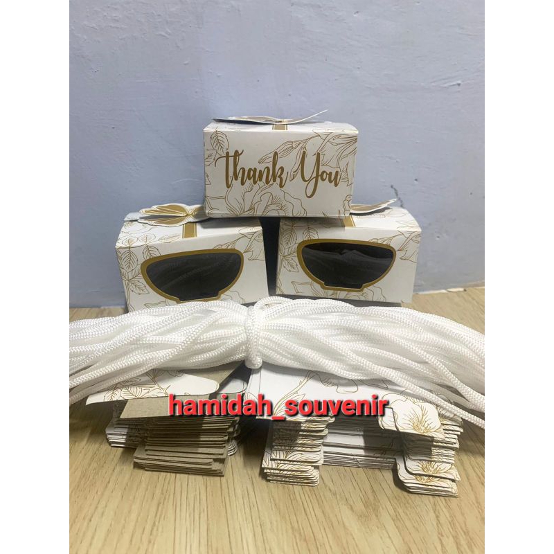 

box souvenir kemasan soft/mangkok bulat motif cantik souvenir