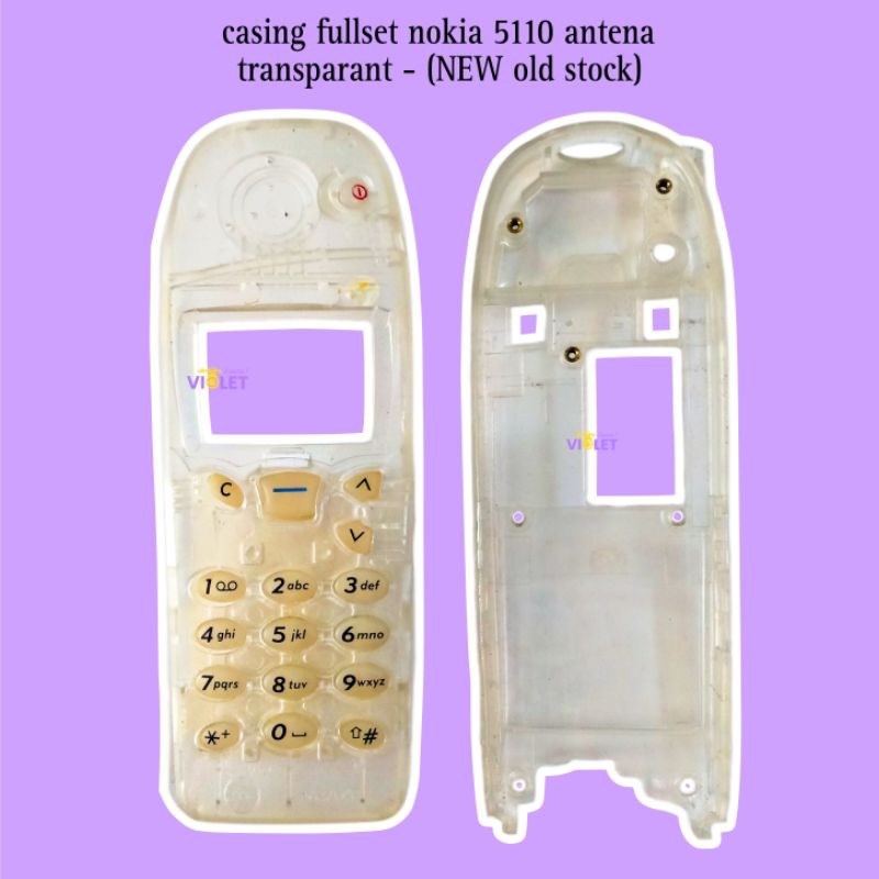 casing nokia 5110 fullset + tulangan transparant. casing nokia 5110 casing 5110 casing hp casing han