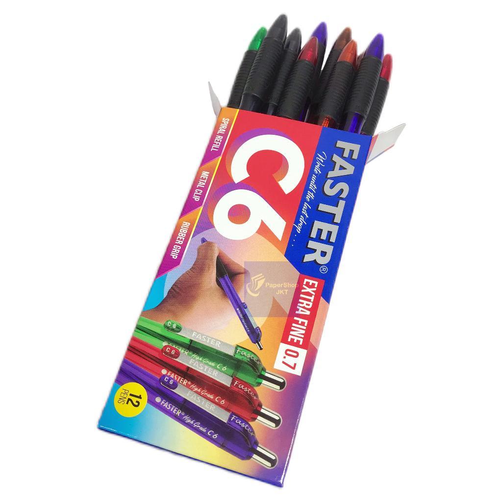 

FASTER PULPEN C6 & PULPEN FASTER C 600 / FASTER PEN MURAH / PULPEN MURAH PER PACK